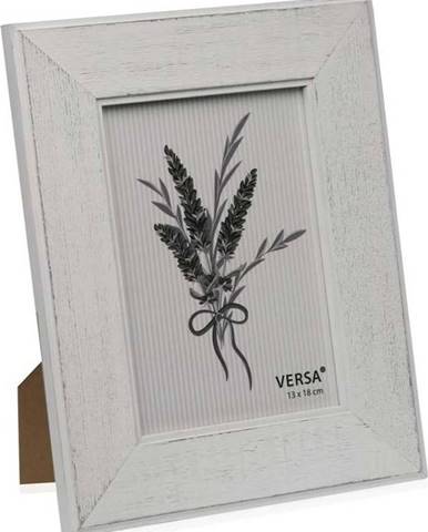 Dřevěný rámeček na fotografii Versa Madera Blanco, 13 x 18 cm