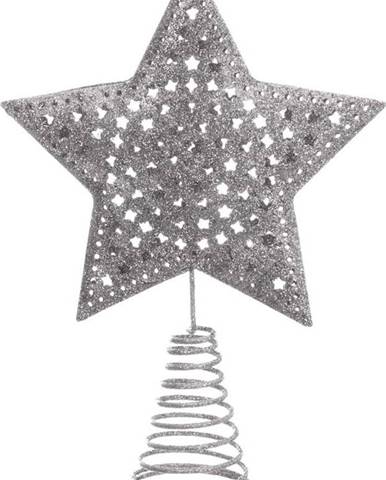 Hvězda na vánoční strom ve stříbrné barvě Unimasa Terminal