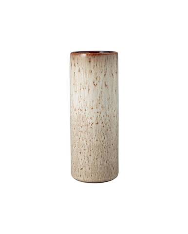 Šedo-béžová kameninová váza Villeroy & Boch Like Lave, výška 20,5 cm