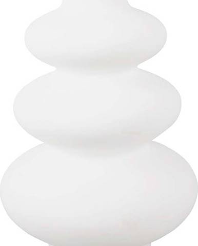 Bílá keramická váza Karlsson Circles, výška 28,5 cm
