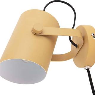 Žlutá nástěnná lampa Leitmotiv Snazzy