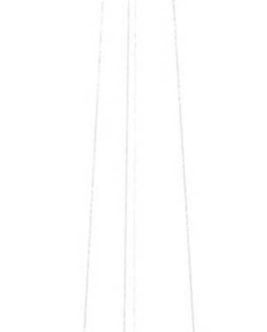 Bílé závěsné svítidlo SULION Alba, výška 200 cm