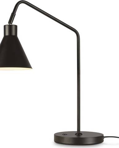 Černá stolní lampa Citylights Lyon, výška 55 cm