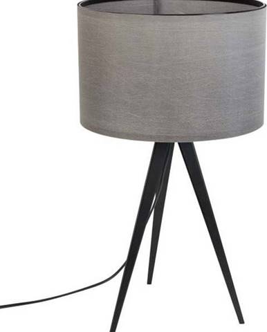 Černo-šedá stolní lampa Zuiver Tripod, ø 28 cm