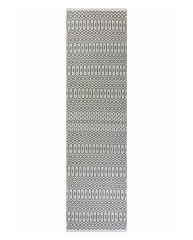 Světle šedý běhoun Asiatic Carpets Halsey, 66 x 240 cm