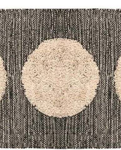 Růžovo šedý koberec s příměsí bavlny Sass & Belle Moon Phases, 80 x 45 cm