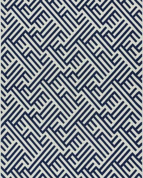 Modro-bílý koberec Asiatic Carpets Antibes, 120 x 170 cm