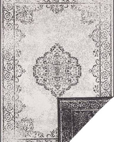 Černo-krémový venkovní koberec NORTHRUGS Cebu, 120 x 170 cm