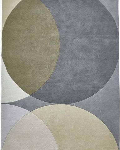Vlněný koberec Think Rugs Elements Circle, 120 x 170 cm