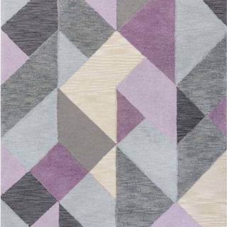 Šedo-fialový koberec Flair Rugs Icon, 120 x 170 cm
