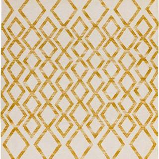 Béžovo-žlutý koberec Asiatic Carpets Hackney Diamond, 120 x 170 cm