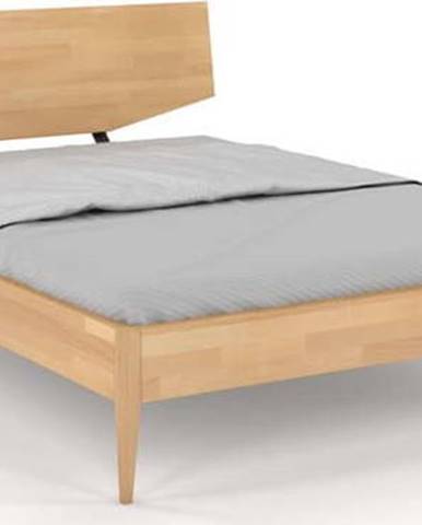 Dvoulůžková postel z bukového dřeva Skandica Sund, 180 x 200 cm