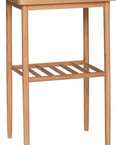 Odkládací stolek z dubového dřeva Hübsch Acorn, 40 x 30 cm