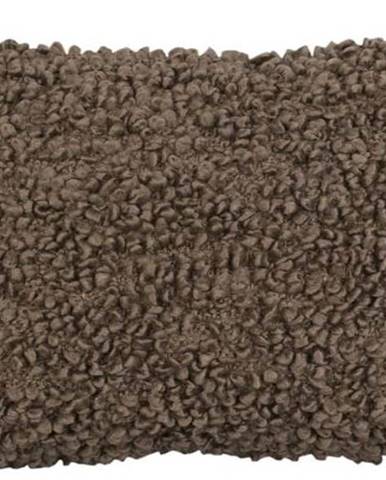 Tmavě hnědý bavlněný polštář PT LIVING Purity, 50 x 30 cm