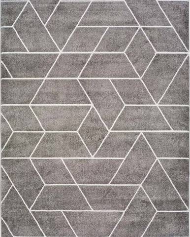 Šedý koberec Universal Chance Griso, 140 x 200 cm