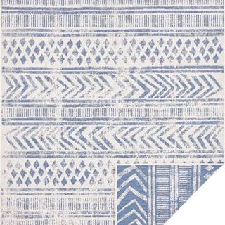 Modro-krémový venkovní koberec NORTHRUGS Biri, 80 x 150 cm