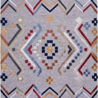 Šedý koberec s příměsí bavlny Vitaus Milas, 80 x 150 cm
