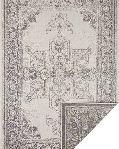 Šedo-krémový venkovní koberec NORTHRUGS Borbon, 120 x 170 cm