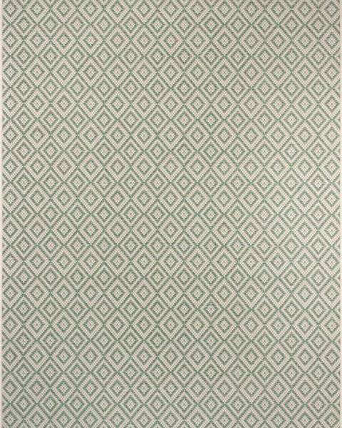 Ragami Zeleno-béžový venkovní koberec Ragami Porto, 70 x 140 cm