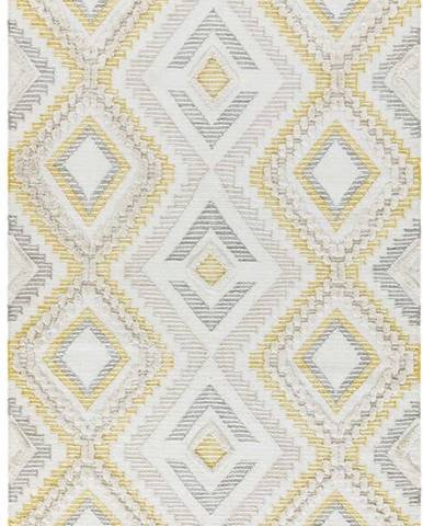 Žlutý koberec Asiatic Carpets Carlton, 120 x 170 cm