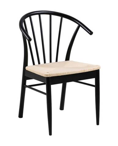 Catty-jídelní židle s područkami, černá