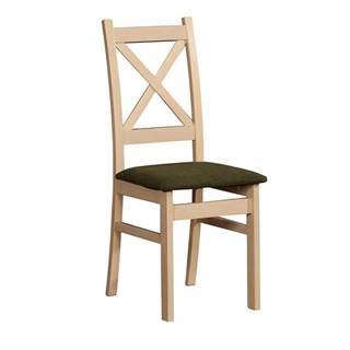 Jídelní židle Kasper dub sonoma, hnědá - PŘEBALENO