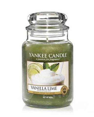 Svíčka Yankee candle Vanilka s limetkami, 623g