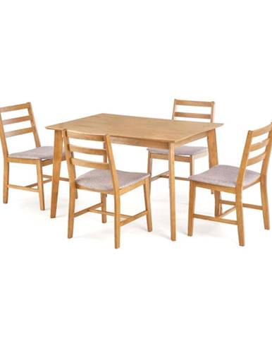 Jídelní set Korden - 4x židle, 1x stůl