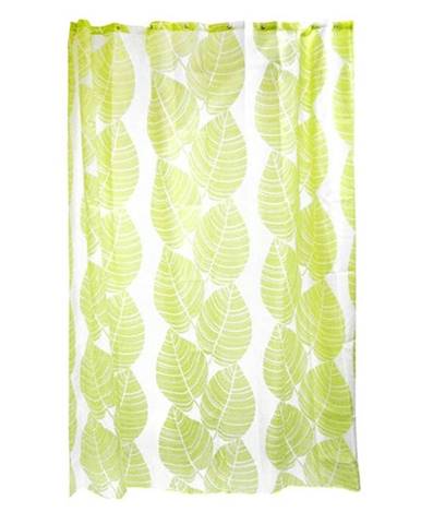 Sprchový závěs Toro, 180x180cm, textil, zelený list