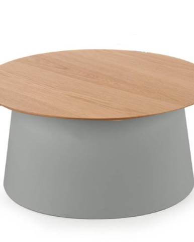 Konferenční stolek Azzura přírodní/popelavě šedá