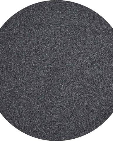 Šedý kulatý venkovní koberec ø 200 cm - NORTHRUGS