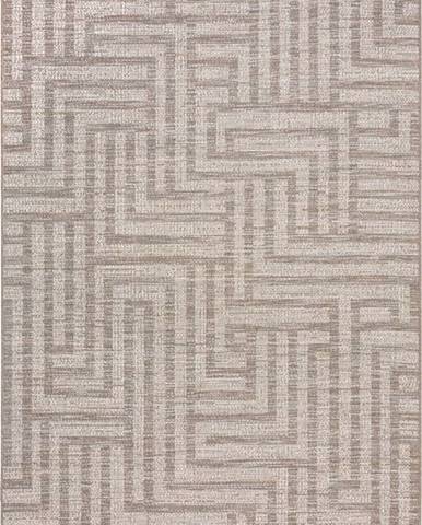 Šedo-béžový venkovní koberec 230x160 cm Salerno - Flair Rugs