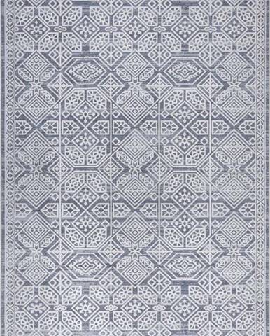 Šedý pratelný koberec 170x120 cm Cora - Flair Rugs