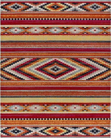 Červený venkovní koberec 150x80 cm Sassy - Universal
