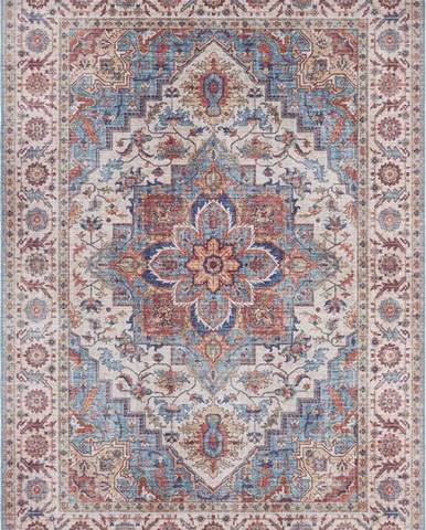 Červeno-modrý koberec Nouristan Anthea, 200 x 290 cm