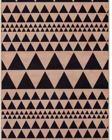 Béžový pratelný koberec běhoun 300x100 cm - Vitaus
