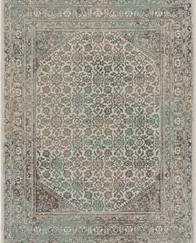 Béžovo-zelený venkovní koberec Universal Lucca, 130 x 190 cm