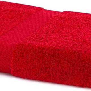 Červený ručník DecoKing Marina, 70 x 140 cm