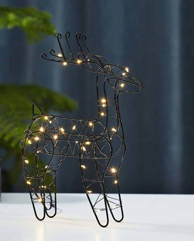 Černá vánoční světelná dekorace Indy - Star Trading