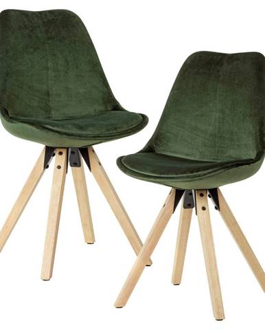 Sada Jídelních Židlí Zelená