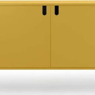 Žlutá komoda Tenzo Uno, šířka 148 cm
